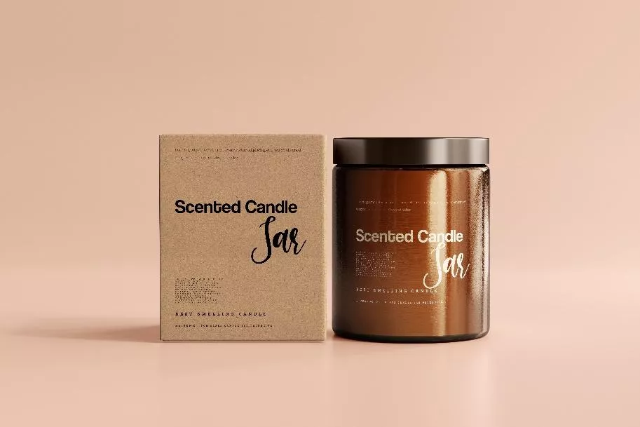 corrugated packaging for candles