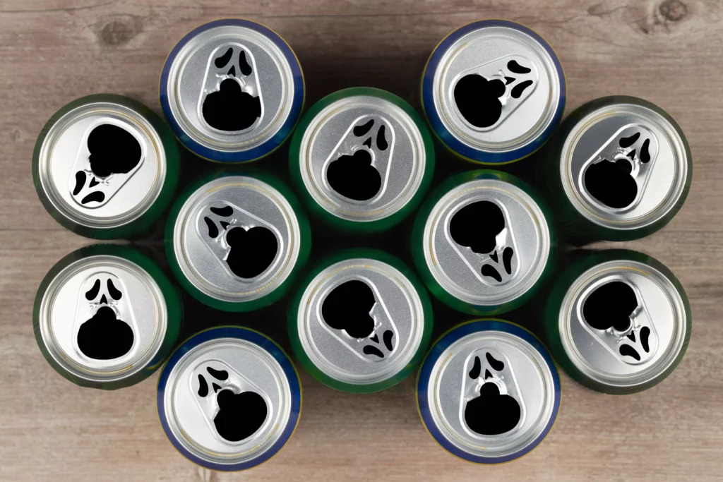 Aluminum beverage packaging for halloween