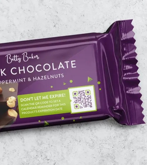 QR codes on packaging