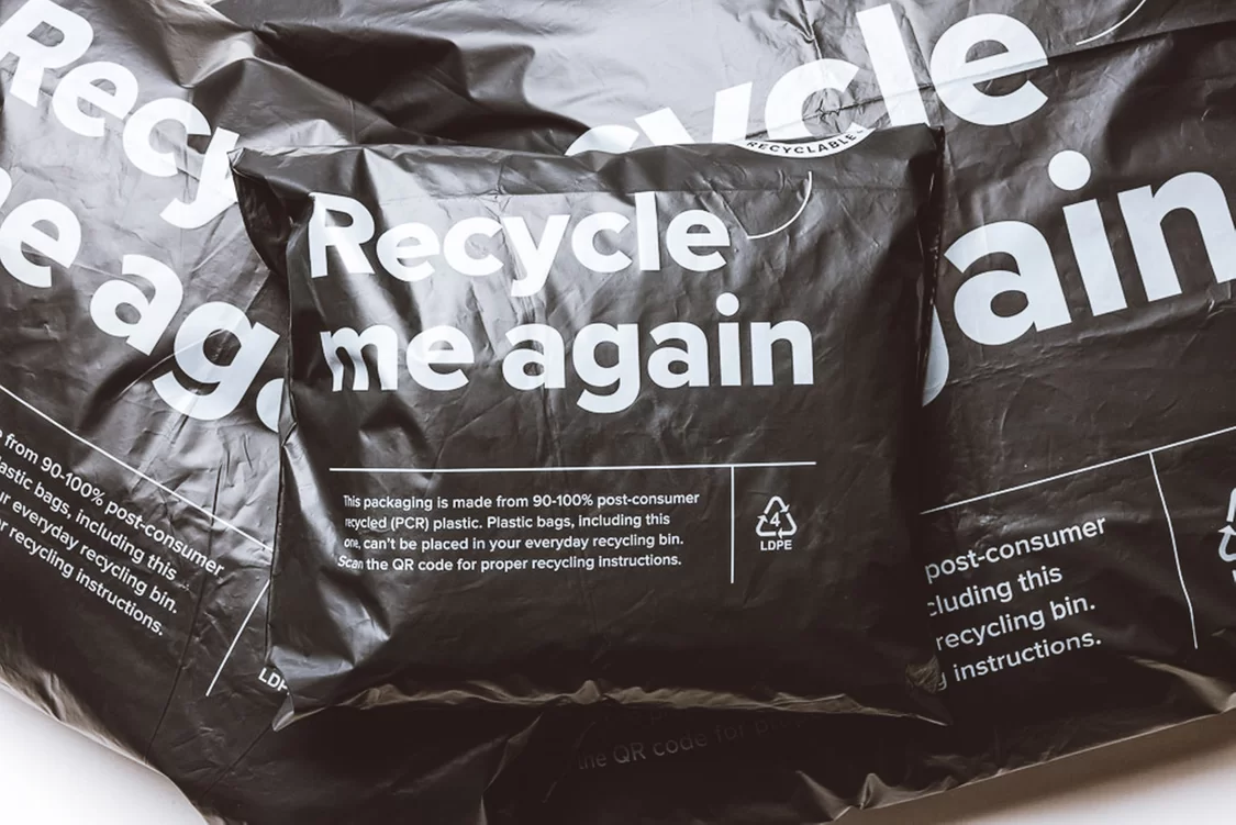 pcr packaging in fashion