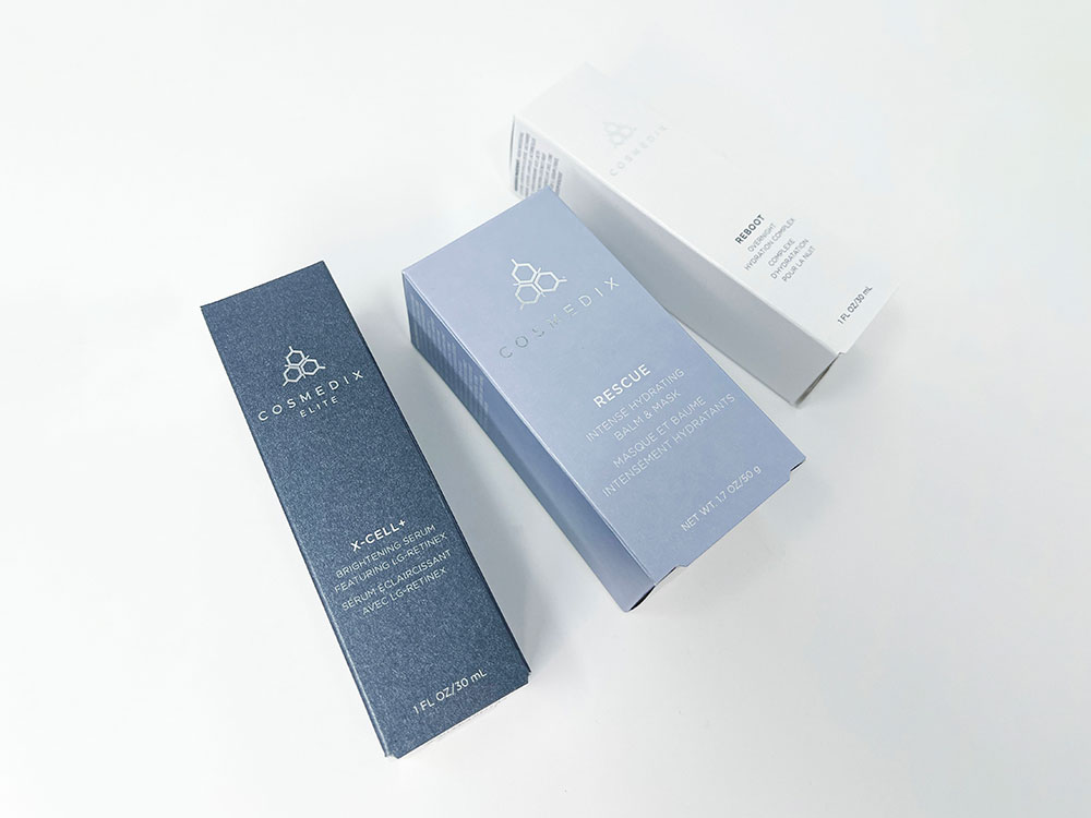 Cosmedix Skincare Folding Carton Packaging