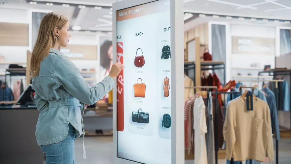 digital displays and interactive elements