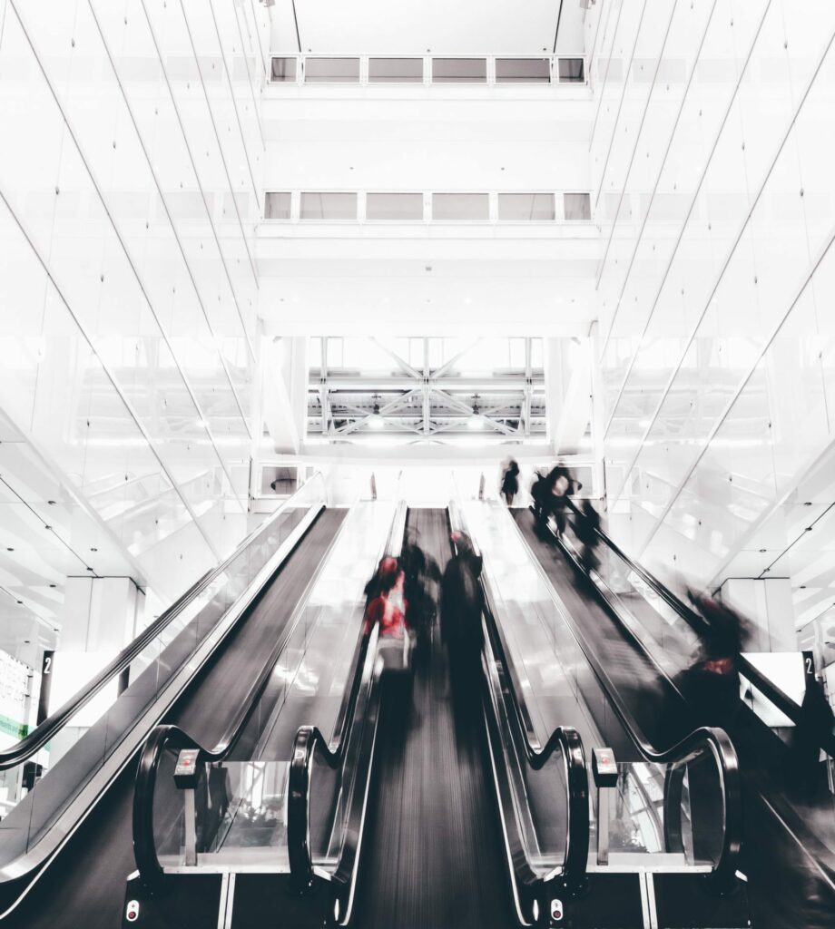Escalator time lapse