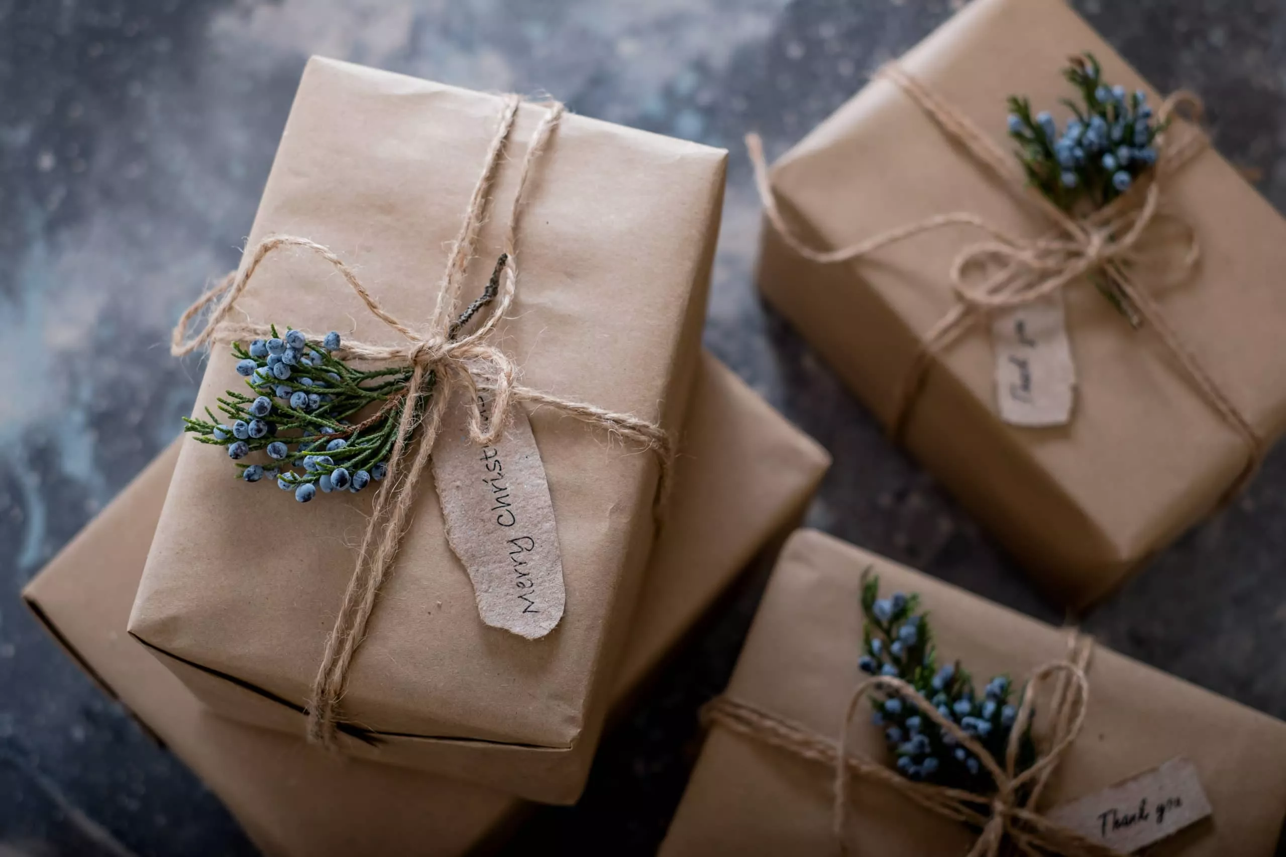kraft wrapping paper for holidays
