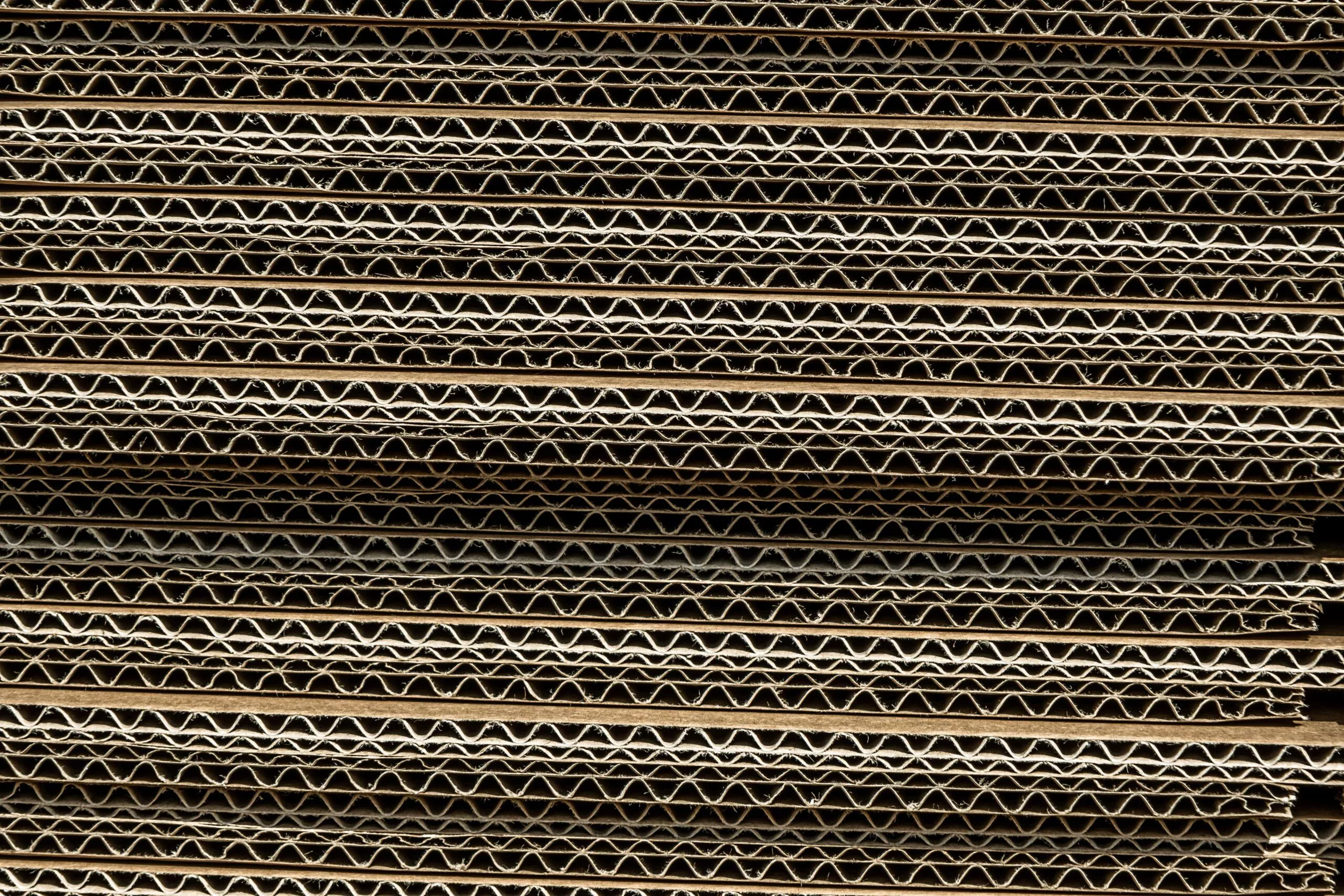 corrugated packaging layers