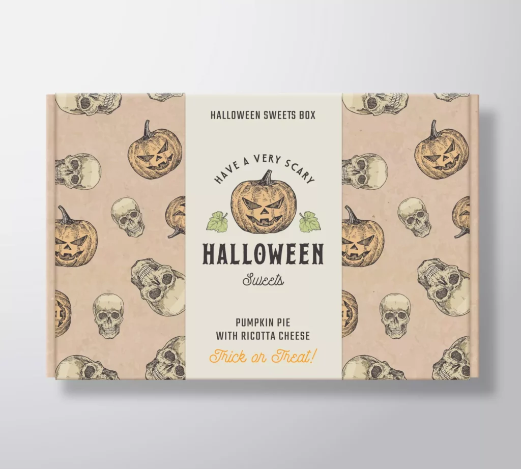 cardboard Halloween boxes sustainable