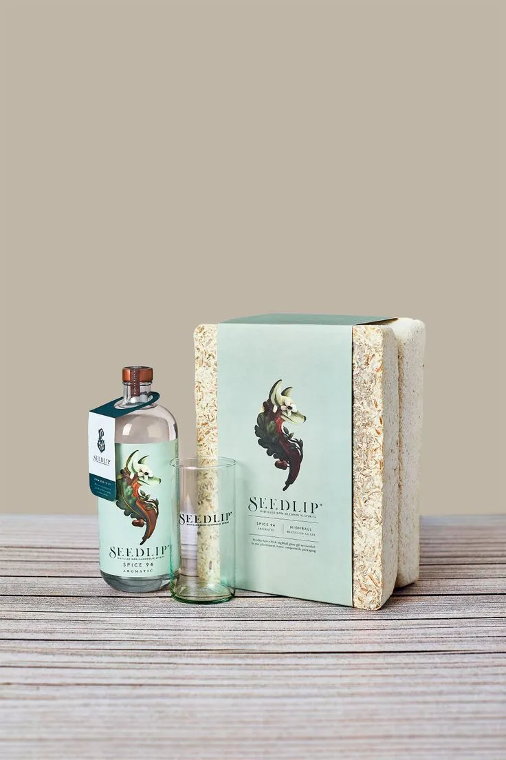 mushroom-based drinks packaging