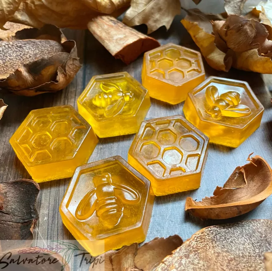 debossed soap design