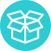 Folding Cartons Icon - Packaging