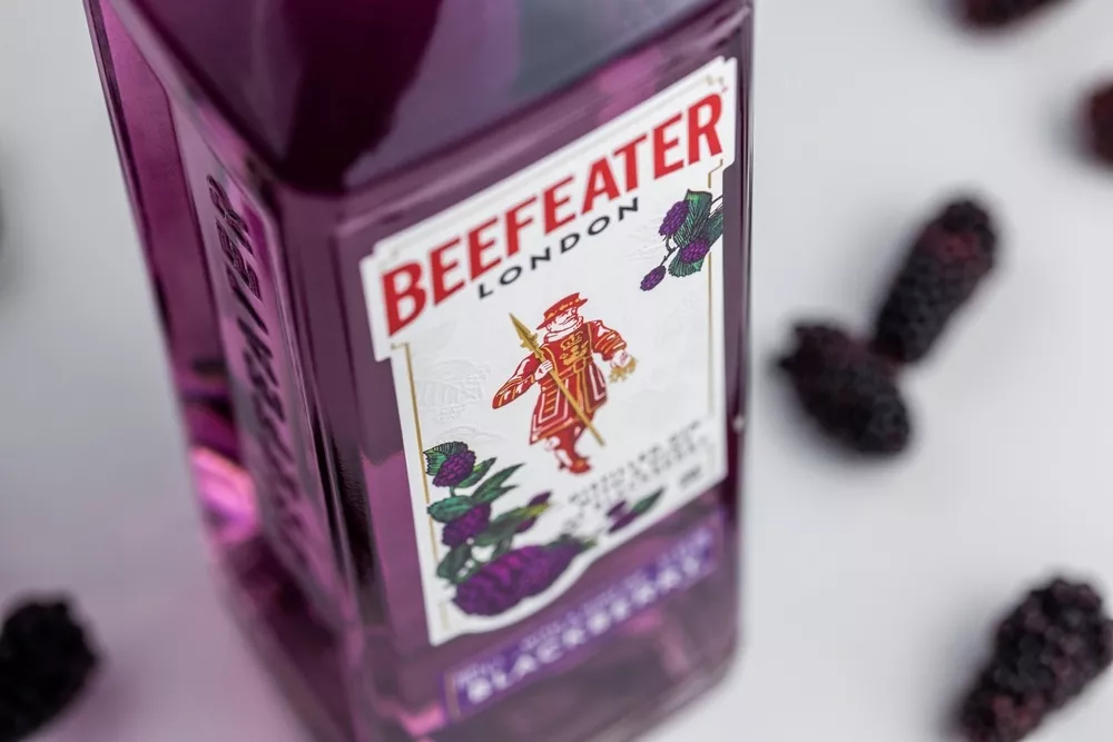 beverage label font example