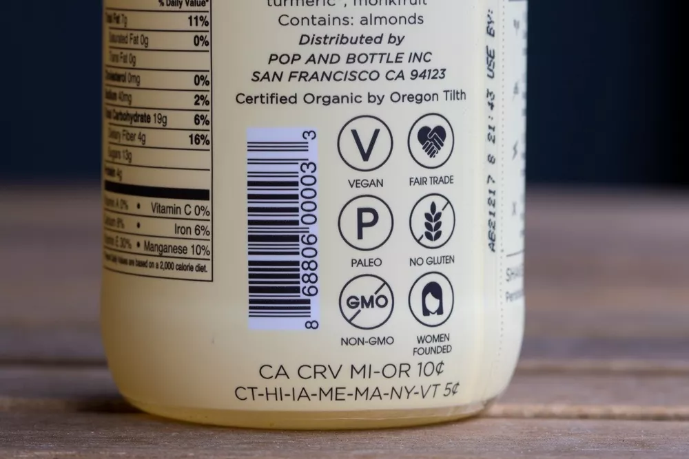 Information and content on beverage labels