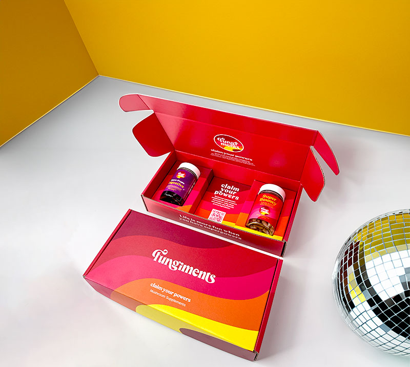 Fungiments folding box